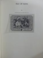 Isle of Man Leuchtturm Text 1973-2003 im Leuchtturm Binder #MA186