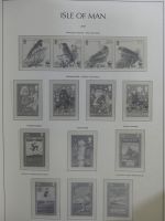 Isle of Man Leuchtturm Text 1973-2003 im Leuchtturm Binder #MA186