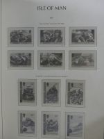 Isle of Man Leuchtturm Text 1973-2003 im Leuchtturm Binder #MA186