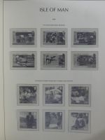 Isle of Man Leuchtturm Text 1973-2003 im Leuchtturm Binder #MA186