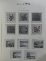 Isle of Man Leuchtturm Text 1973-2003 im Leuchtturm Binder #MA186