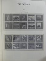 Isle of Man Leuchtturm Text 1973-2003 im Leuchtturm Binder #MA186