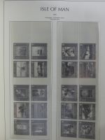 Isle of Man Leuchtturm Text 1973-2003 im Leuchtturm Binder #MA186