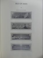 Isle of Man Leuchtturm Text 1973-2003 im Leuchtturm Binder #MA186