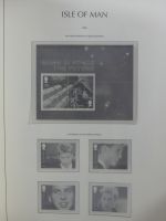Isle of Man Leuchtturm Text 1973-2003 im Leuchtturm Binder #MA186
