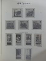 Isle of Man Leuchtturm Text 1973-2003 im Leuchtturm Binder #MA186