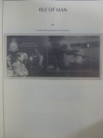 Isle of Man Leuchtturm Text 1973-2003 im Leuchtturm Binder #MA186