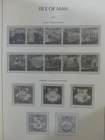 Isle of Man Leuchtturm Text 1973-2003 im Leuchtturm Binder #MA186