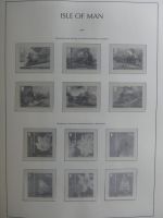 Isle of Man Leuchtturm Text 2004-2016 im Leuchtturm Binder #MA187