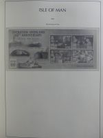 Isle of Man Leuchtturm Text 2004-2016 im Leuchtturm Binder #MA187