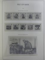 Isle of Man Leuchtturm Text 2004-2016 im Leuchtturm Binder #MA187