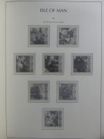 Isle of Man Leuchtturm Text 2004-2016 im Leuchtturm Binder #MA187