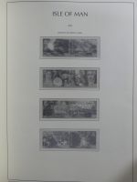 Isle of Man Leuchtturm Text 2004-2016 im Leuchtturm Binder #MA187