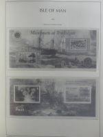 Isle of Man Leuchtturm Text 2004-2016 im Leuchtturm Binder #MA187