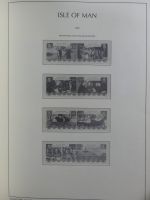 Isle of Man Leuchtturm Text 2004-2016 im Leuchtturm Binder #MA187