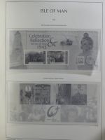 Isle of Man Leuchtturm Text 2004-2016 im Leuchtturm Binder #MA187