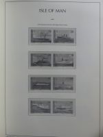 Isle of Man Leuchtturm Text 2004-2016 im Leuchtturm Binder #MA187