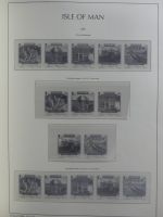 Isle of Man Leuchtturm Text 2004-2016 im Leuchtturm Binder #MA187