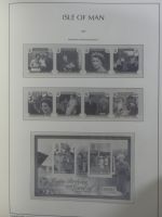 Isle of Man Leuchtturm Text 2004-2016 im Leuchtturm Binder #MA187