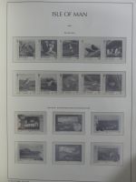 Isle of Man Leuchtturm Text 2004-2016 im Leuchtturm Binder #MA187