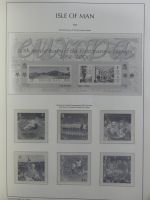 Isle of Man Leuchtturm Text 2004-2016 im Leuchtturm Binder #MA187