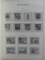 Isle of Man Leuchtturm Text 2004-2016 im Leuchtturm Binder #MA187