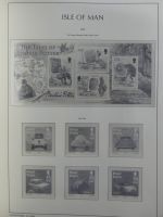 Isle of Man Leuchtturm Text 2004-2016 im Leuchtturm Binder #MA187