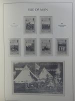 Isle of Man Leuchtturm Text 2004-2016 im Leuchtturm Binder #MA187