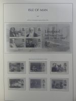Isle of Man Leuchtturm Text 2004-2016 im Leuchtturm Binder #MA187
