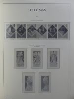 Isle of Man Leuchtturm Text 2004-2016 im Leuchtturm Binder #MA187