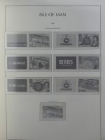 Isle of Man Leuchtturm Text 2004-2016 im Leuchtturm Binder #MA187