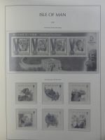 Isle of Man Leuchtturm Text 2004-2016 im Leuchtturm Binder #MA187