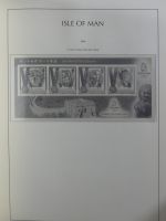Isle of Man Leuchtturm Text 2004-2016 im Leuchtturm Binder #MA187