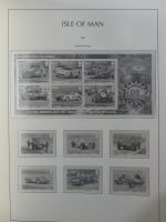 Isle of Man Leuchtturm Text 2004-2016 im Leuchtturm Binder #MA187