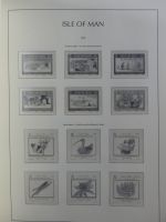 Isle of Man Leuchtturm Text 2004-2016 im Leuchtturm Binder #MA187