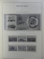 Isle of Man Leuchtturm Text 2004-2016 im Leuchtturm Binder #MA187