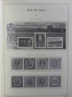 Isle of Man Leuchtturm Text 2004-2016 im Leuchtturm Binder #MA187