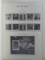 Isle of Man Leuchtturm Text 2004-2016 im Leuchtturm Binder #MA187