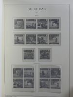 Isle of Man Leuchtturm Text 2004-2016 im Leuchtturm Binder #MA187