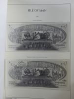 Isle of Man Leuchtturm Text 2004-2016 im Leuchtturm Binder #MA187