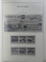 Isle of Man Leuchtturm Text 2004-2016 im Leuchtturm Binder #MA187