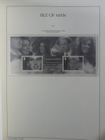 Isle of Man Leuchtturm Text 2004-2016 im Leuchtturm Binder #MA187