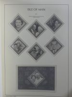 Isle of Man Leuchtturm Text 2004-2016 im Leuchtturm Binder #MA187