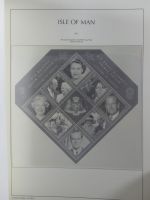 Isle of Man Leuchtturm Text 2004-2016 im Leuchtturm Binder #MA187