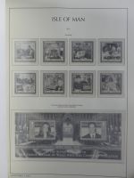 Isle of Man Leuchtturm Text 2004-2016 im Leuchtturm Binder #MA187