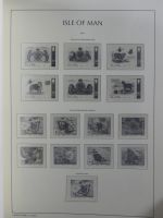 Isle of Man Leuchtturm Text 2004-2016 im Leuchtturm Binder #MA187