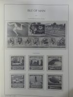 Isle of Man Leuchtturm Text 2004-2016 im Leuchtturm Binder #MA187