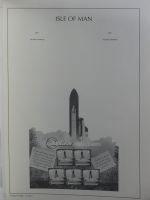 Isle of Man Leuchtturm Text 2004-2016 im Leuchtturm Binder #MA187