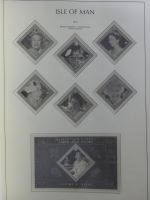 Isle of Man Leuchtturm Text 2004-2016 im Leuchtturm Binder #MA187