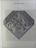 Isle of Man Leuchtturm Text 2004-2016 im Leuchtturm Binder #MA187
